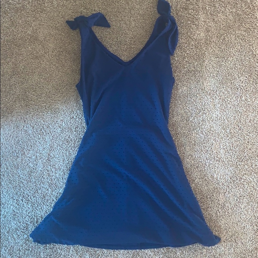 Super cute Navy polka dot dress